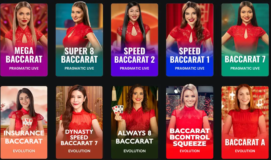drleanx casino baccarat games